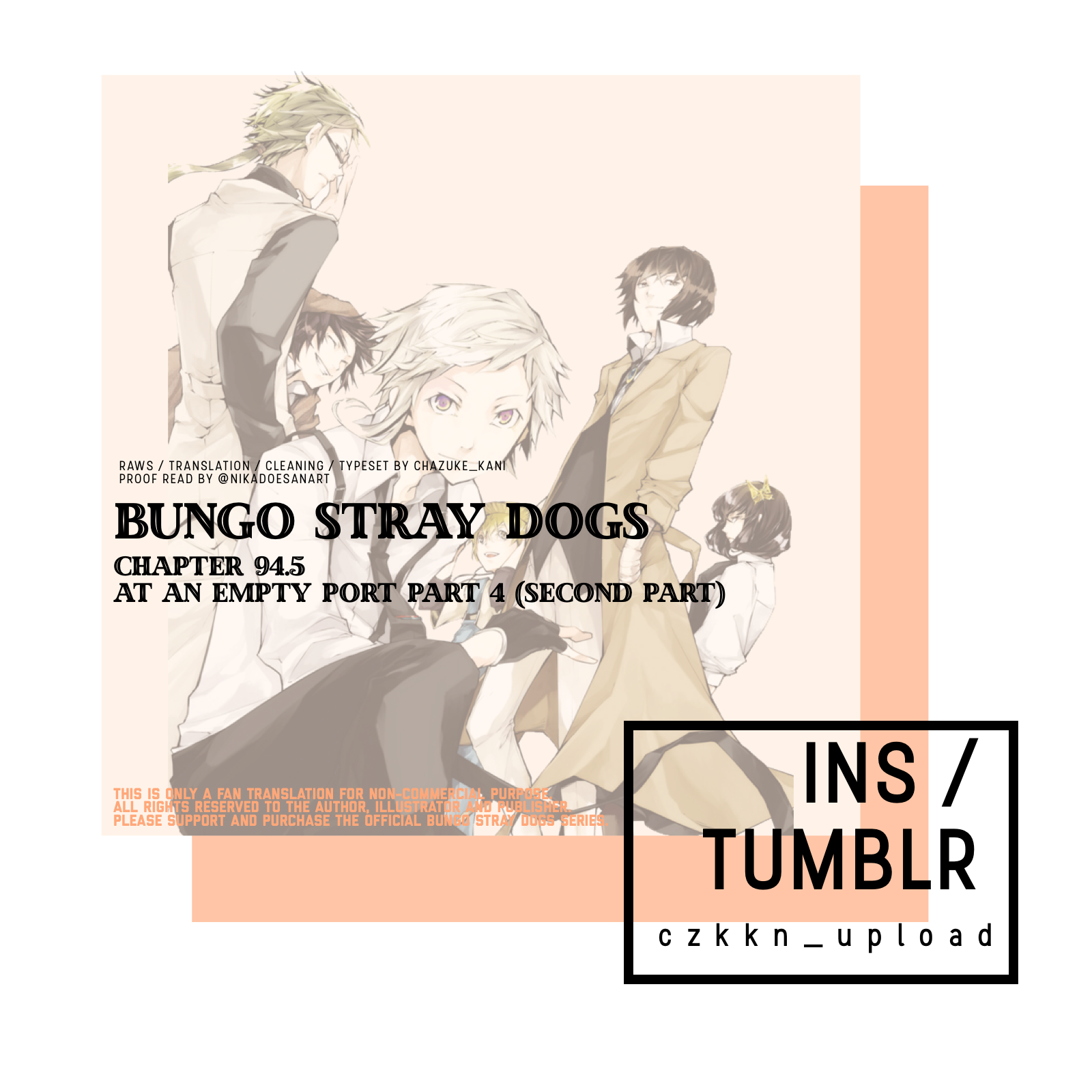 Bungou Stray Dogs, Chapter 94.5 image 01
